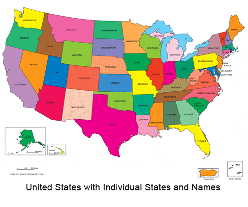 Usa Map United States Us States America States Us Blank Map