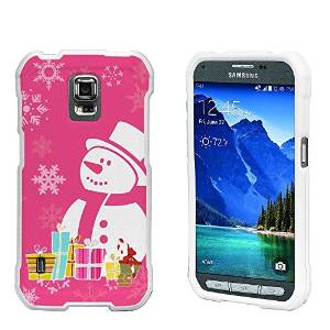     Weigh  Durable Cell Phone Cases   Snowman Clipart Presents Design
