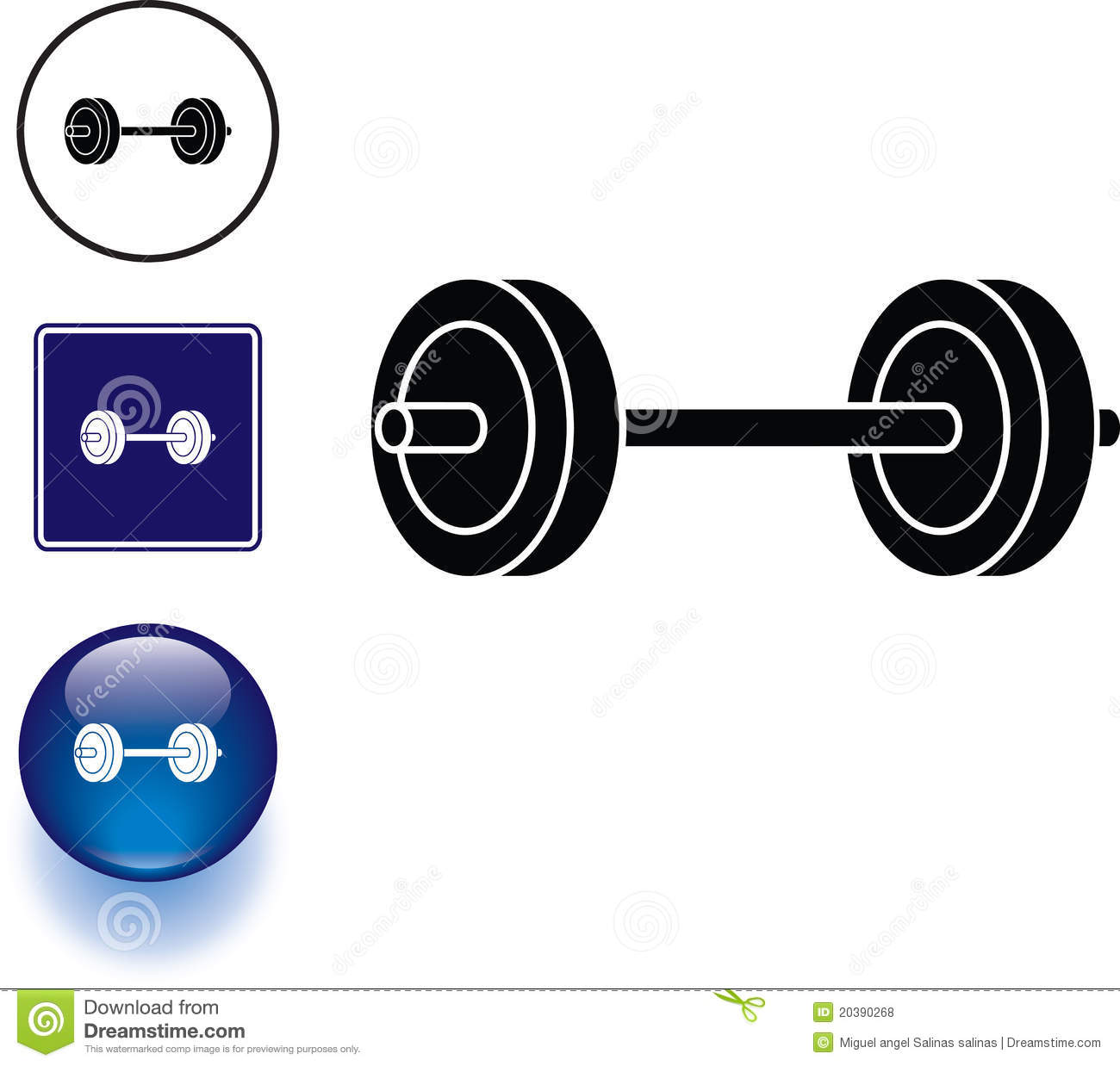 Weights Clipart Barbell Weights Symbol Sign