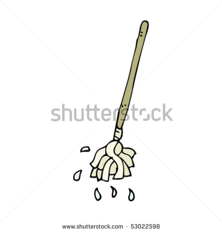 Wet Mop Cartoon Shutterstock Eps Vector Wet Mop Cartoon Id 53022598
