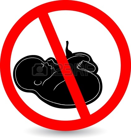 Abortion Clipart 21302942 Illustration Art Of A Stop Abortion Sign