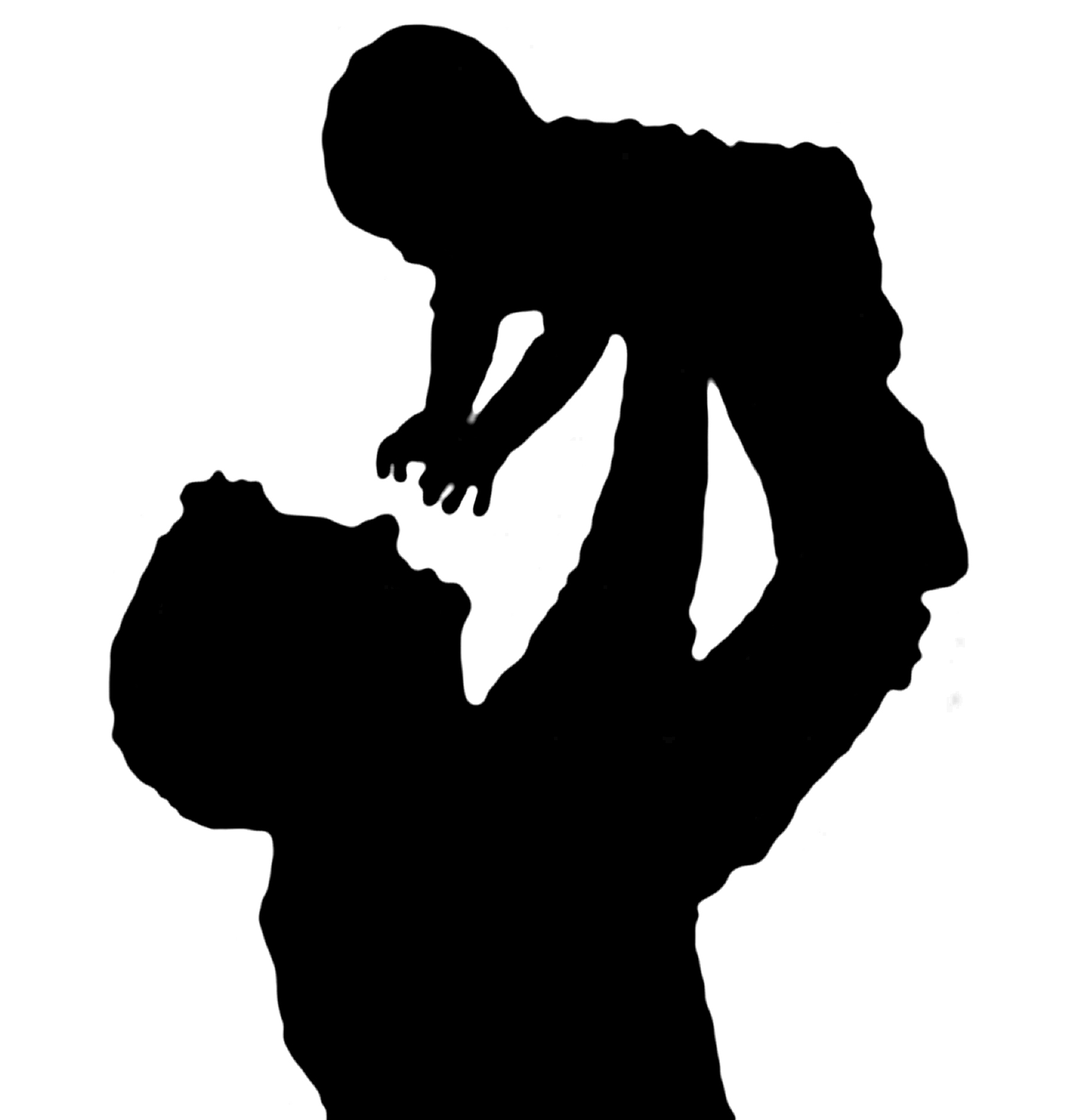 Abortion Clipart Father Holding Baby In Air Silhouette Jpg
