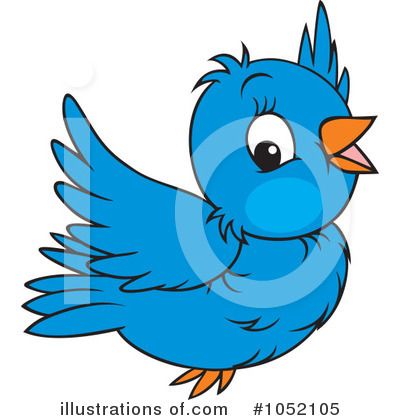 Bluebird Clipart  1052105   Illustration By Alex Bannykh