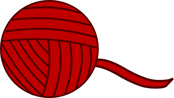 Burgandy Yarn Ball Clip Art At Clker Com   Vector Clip Art Online    