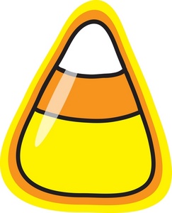 Clipart Illustration Of A Piece Of Candy Corn Clipart Illustration By