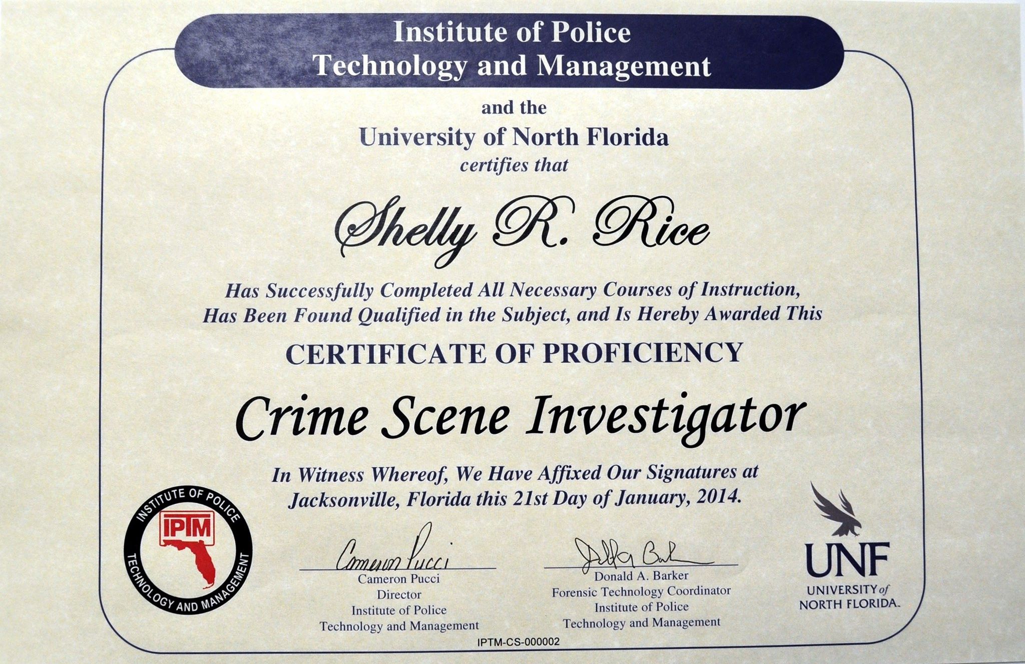 Crime Scene Investigator Shelly Rice Csi Forensic