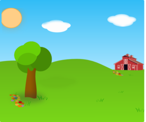 Farm Background Clip Art At Clker Com   Vector Clip Art Online