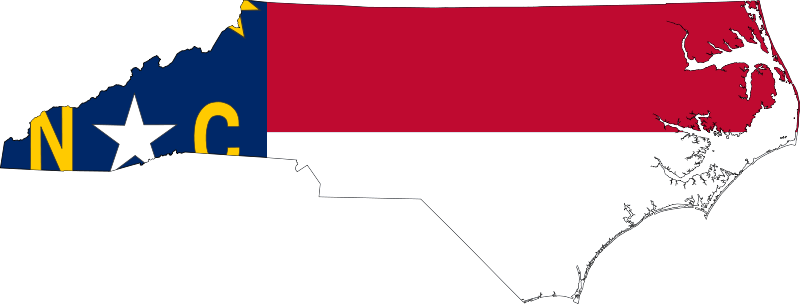 File Flag Map Of North Carolina Svg   Wikimedia Commons
