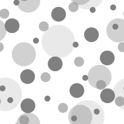 Gray Random Circle Dots Seamless Background