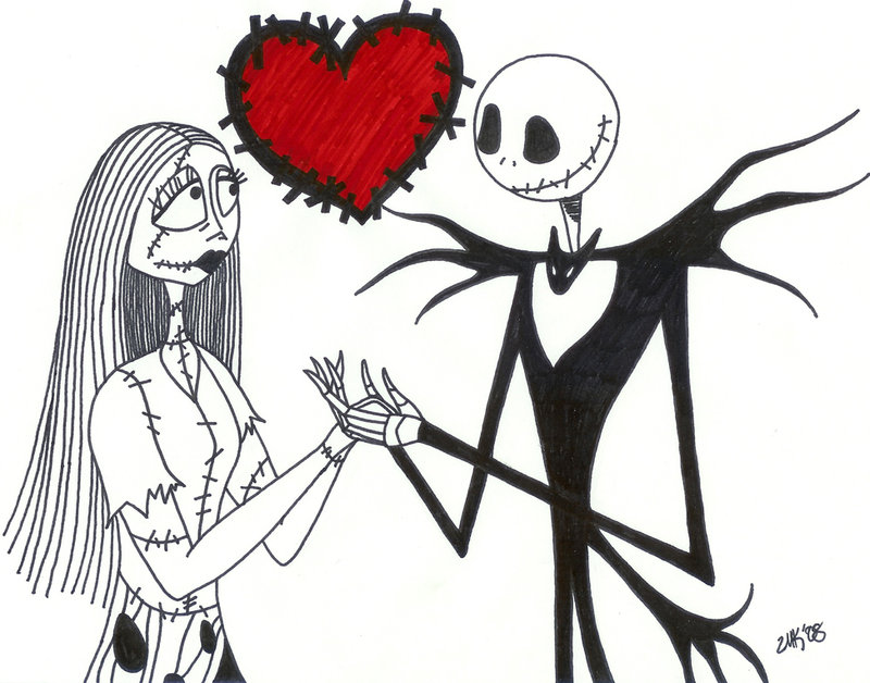 Jack And Sally  By Obscurevisions On Deviantart