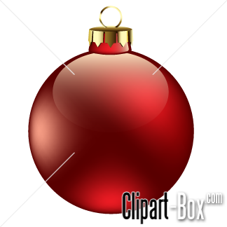 Related Christmas Ball   Red Cliparts  