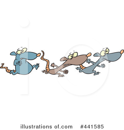 Royalty Free  Rf  Rats Clipart Illustration By Ron Leishman   Stock