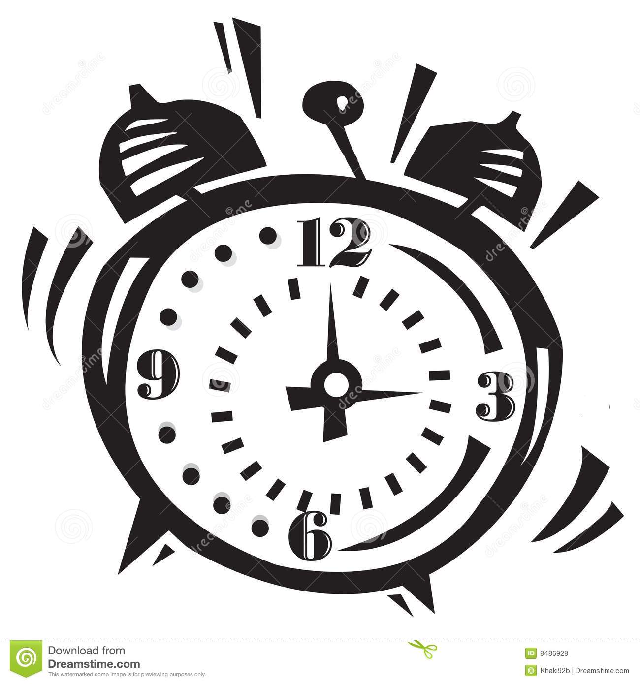 Alarm Clock Ringing Royalty Free Stock Photos   Image  8486928