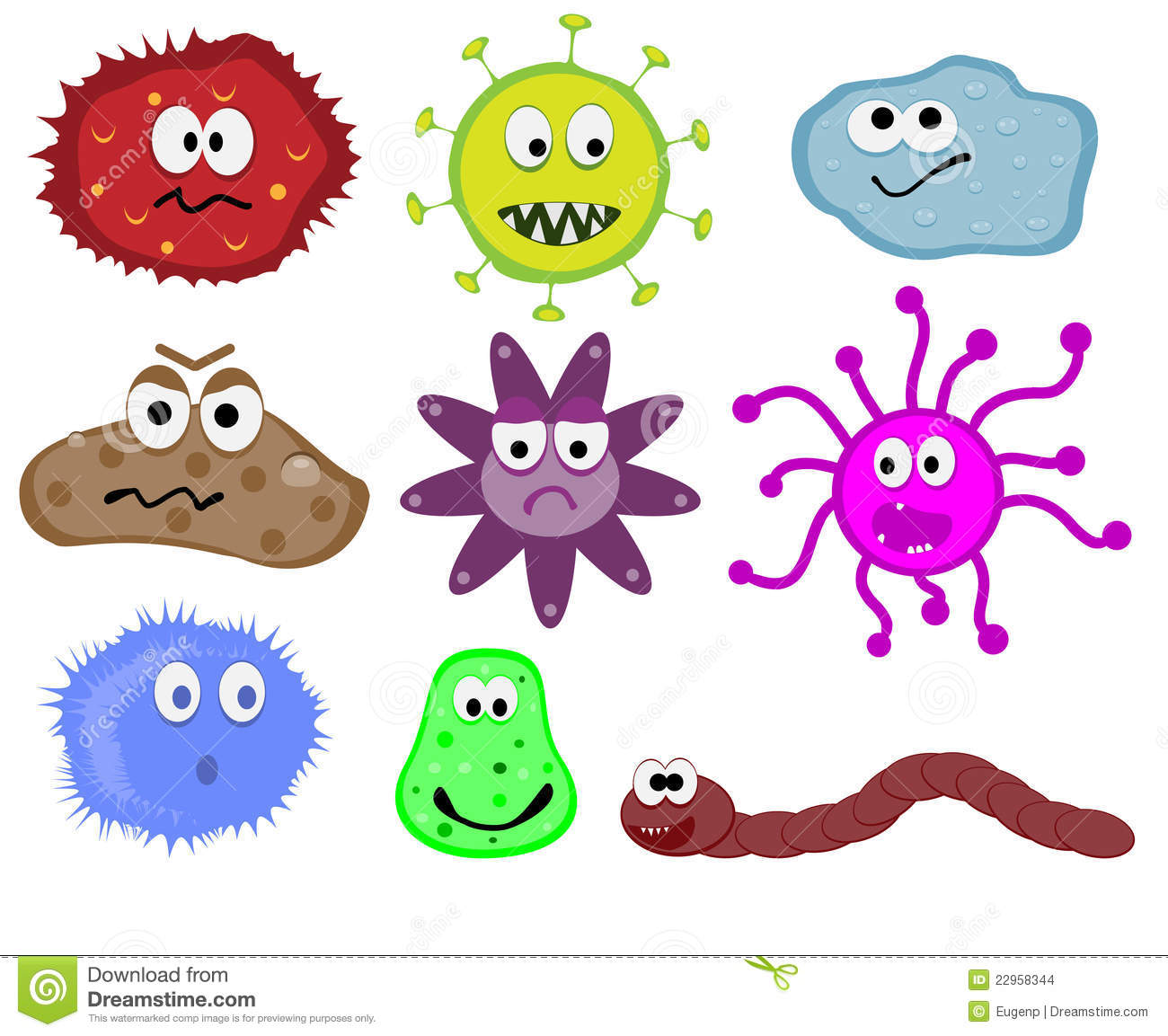 Bugs And Germs Stock Images   Image  22958344