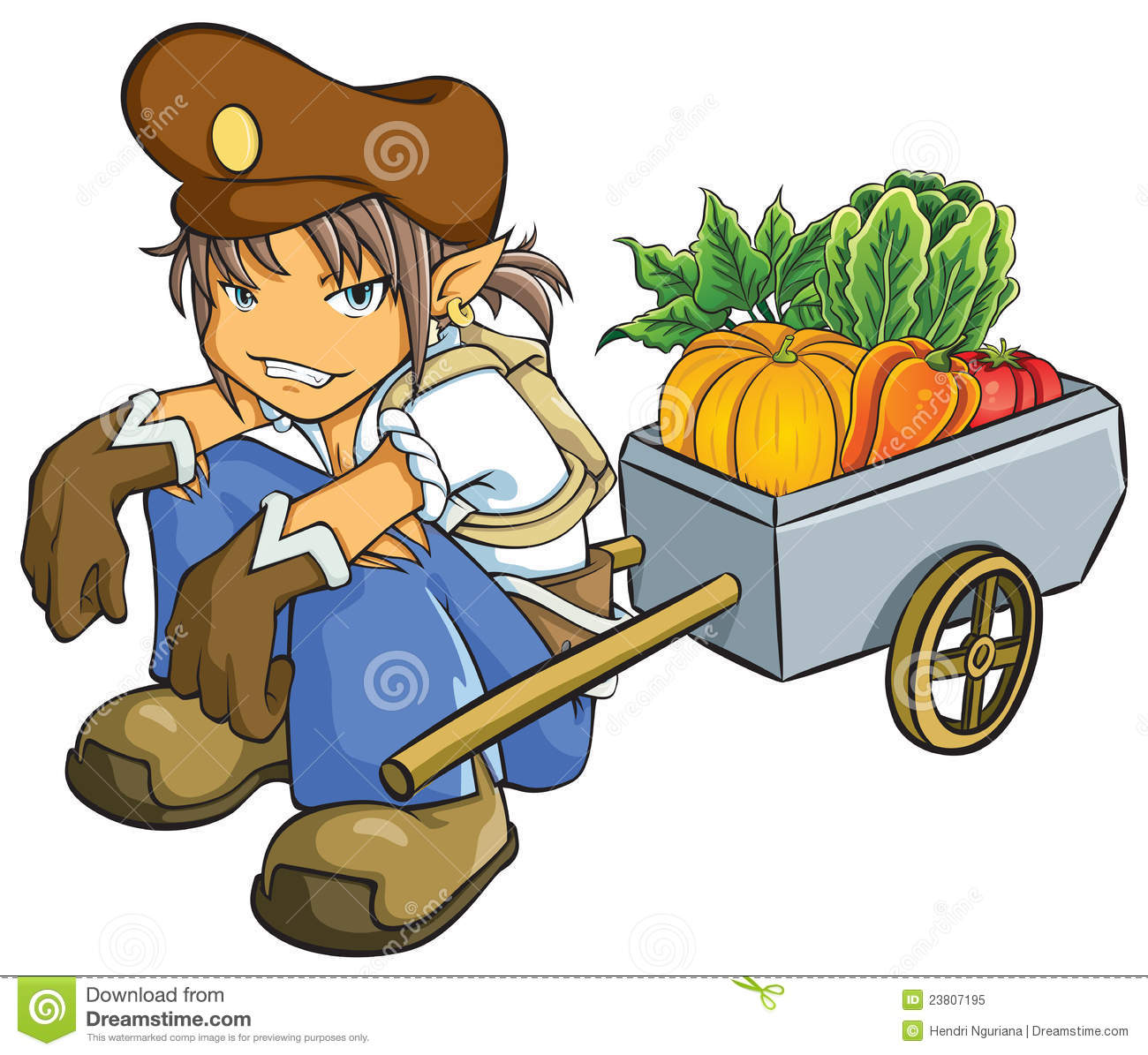 Merchant Selling Vegetables Royalty Free Stock Photo   Image  23807195