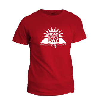 Read Every Day Red Program T Shirt