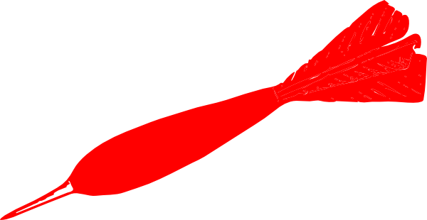 Red Dart Clip Art At Clker Com   Vector Clip Art Online Royalty Free