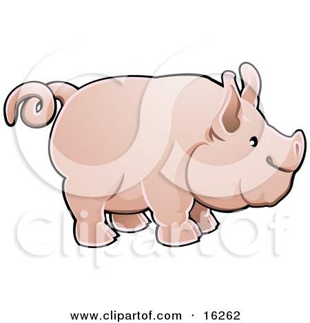Slot Of A Pink Pig Bank Clipart Illustration By Atstockillustration