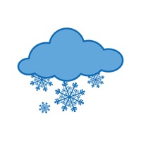 Snow Cloud With Moon Vector Clipart   1615909   Stockunlimited