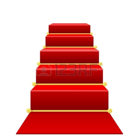 Stairway Clipart 12870193 Staircase With Red Carpet Jpg