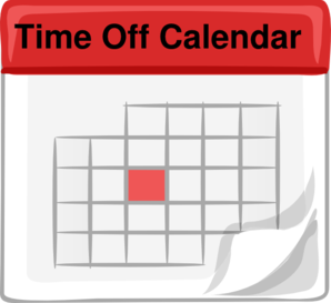Time Off Calendar Clip Art