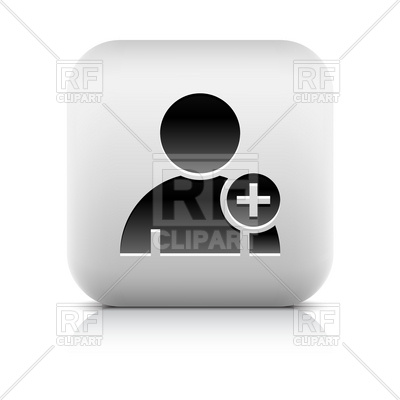 Add New User   Simple Icon Download Royalty Free Vector Clipart  Eps 