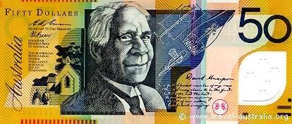 Australia 50 Dollars Bank Note