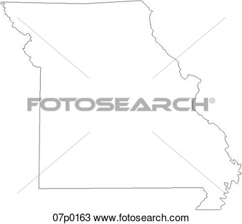 Clipart   Missouri Map  Fotosearch   Search Clip Art Illustration
