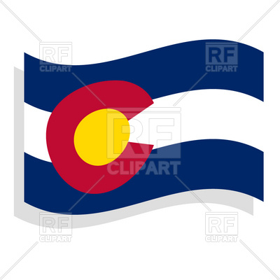 Colorado State Flag Download Royalty Free Vector Clipart  Eps