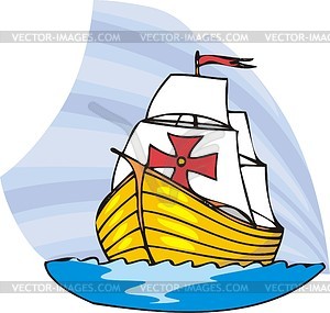 Columbus Day   Vector Image