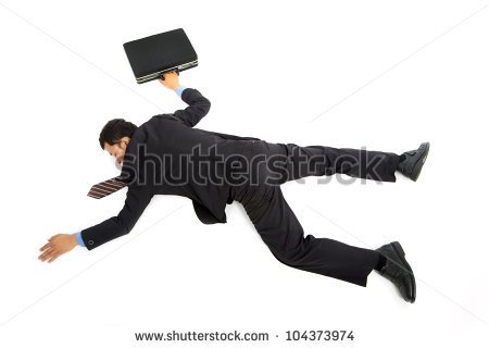 Lie Down Clipart Businessman Lying Down On The