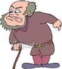 Mean Person Clipart Mean Old Man   Royalty Free