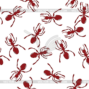 Red Ants   Stock Vector Clipart