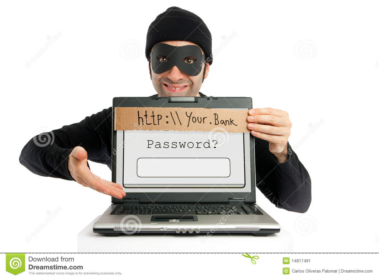 Stock Image  Password Thief  Phishing