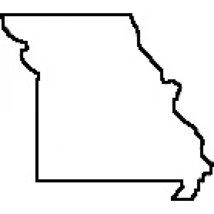 Teacher State Of Missouri Outline Map Rubber Stamp   Clipart Best