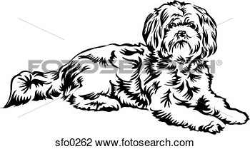 To Lie Down Clipart Clip Art   A Dog Lying Down