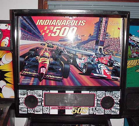 Auto Indy Racing On Indy 500 Williams 1995 Auto Racing Pinball Style
