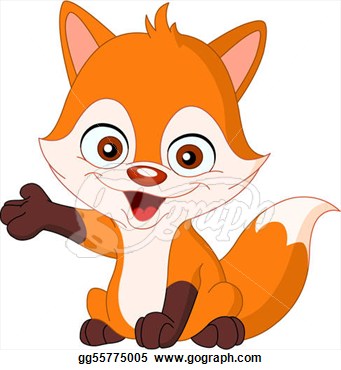 Baby Grey Fox Clipart   Cliparthut   Free Clipart