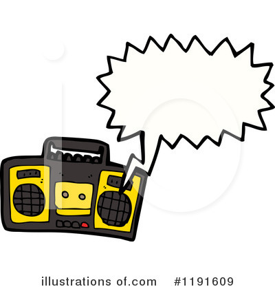 Boom Box Clipart  1191609 By Lineartestpilot   Royalty Free  Rf  Stock