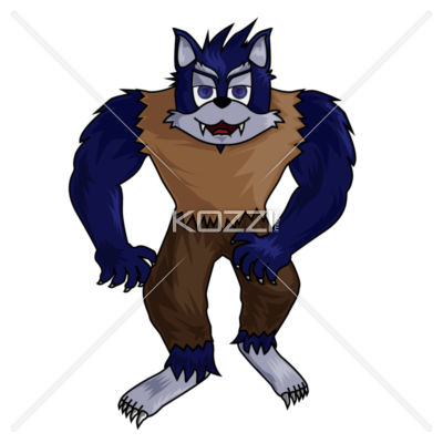 Cartoon Werewolf Clip Art   Royalty Free Image Id 24788129
