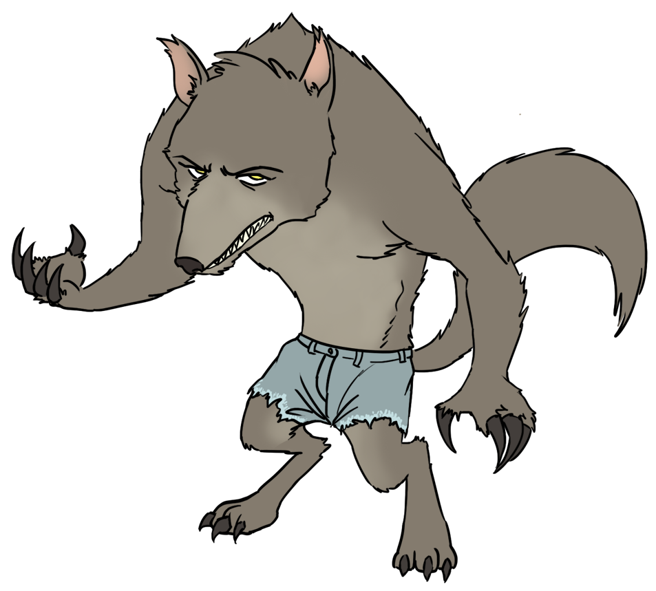 Clipartlord Com Exclusive This Werewolf Clip Art Is Ideal For Use On