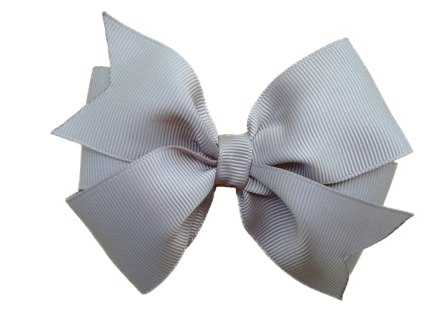 Inch Gray Hair Bow Gray Bow Grey Bow By Browneyedbowtique