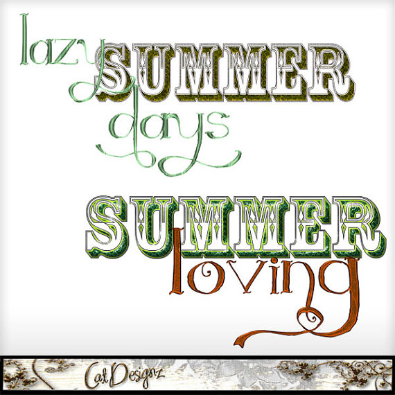 Lazy Summer Day Clipart Summer Loving   Lazy Summer Days Printable