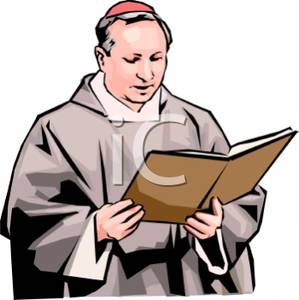 Minister Clipart A Minister Holding A Hymnal Royalty Free Clipart    