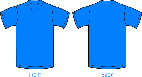 Plain Sky Blue Shirt Clip Art At Clker Com   Vector Clip Art Online