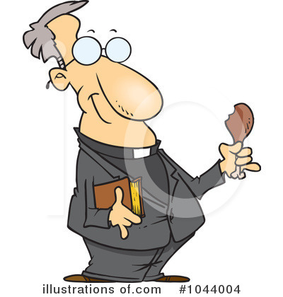 Royalty Free  Rf  Minister Clipart Illustration By Ron Leishman