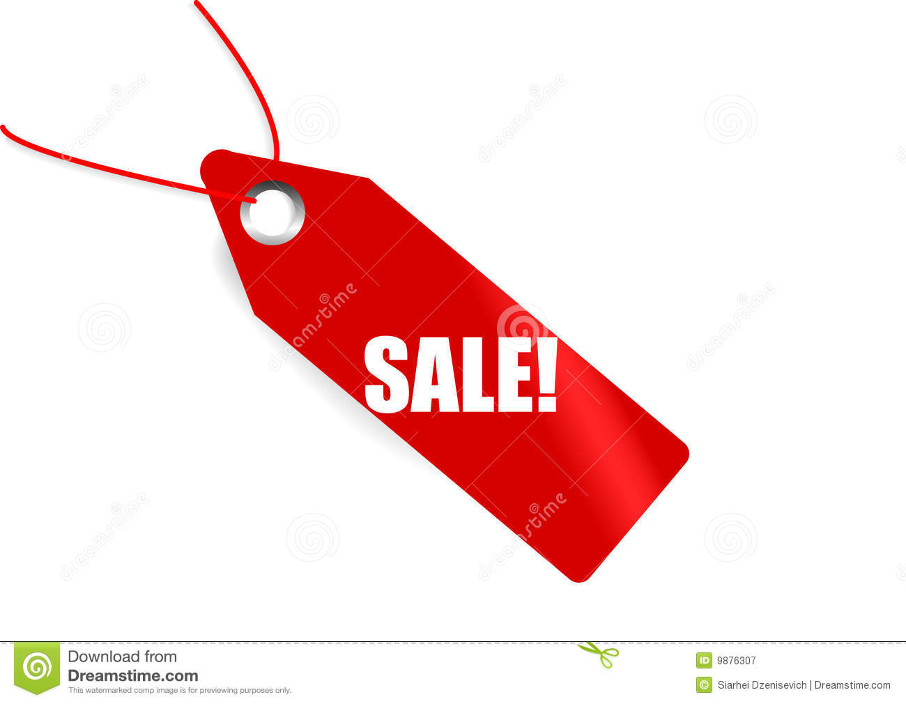 Sale Tag Clipart Red Market Tag With Word Sale