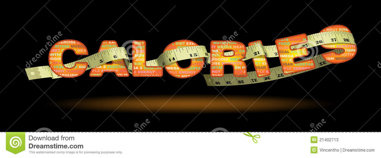 Weight Watchers Calories Text With Measuring Tape Stock Photos   Image