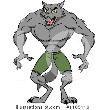 Werewolf Clipart  1105116   Illustration By Cartoon Solutions