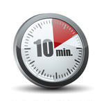 10 Minutes Timer Vector Illustration Of A Timer With 30